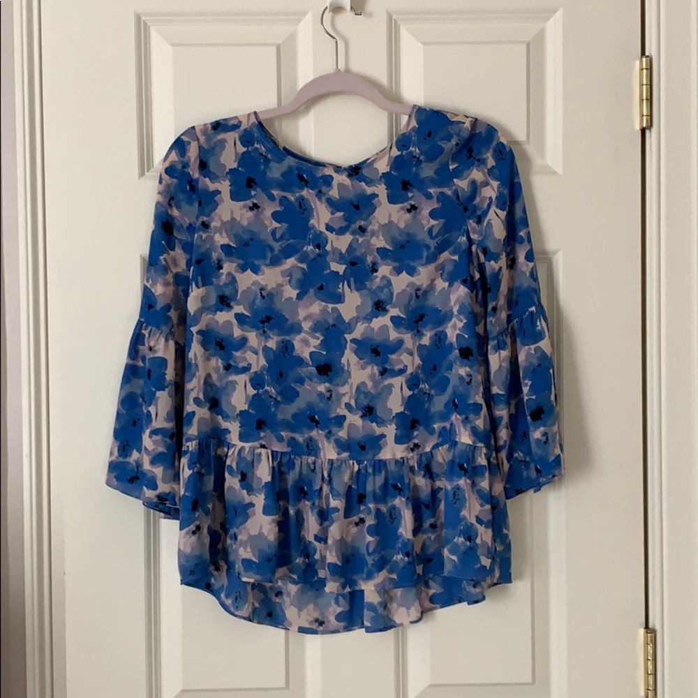 Jcrew Factory Bell Sleeve Blouse